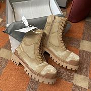 Balenciaga brown boots - 3