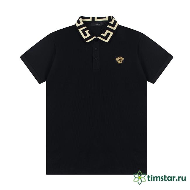 VERSACE Greca Polo Shirt - 1