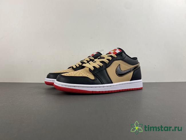 Air Jordan 1 brown black red HQ2016-200 - 1