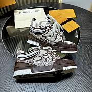 Louis Vuitton LV Skate brown sneaker 04 - 5