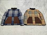 burberry Classic check contrast color large pocket down jacket - 4