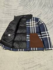 burberry Classic check contrast color large pocket down jacket - 6