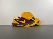 Nike Kobe 8 red and yellow sneaker - 5