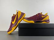 Nike Kobe 8 red and yellow sneaker - 2