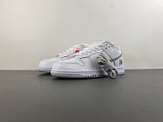 Nike SB Dunk Low Supreme 94 White Metallic Silver HQ8487-100 - 1