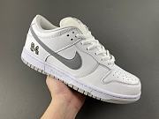 Nike SB Dunk Low Supreme 94 White Metallic Silver HQ8487-100 - 5
