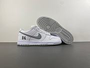 Nike SB Dunk Low Supreme 94 White Metallic Silver HQ8487-100 - 6