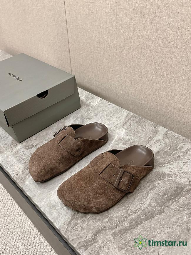Balenciaga Sunday Suede Mule slippers - 1