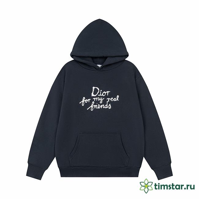 Dior hoodie Dark blue 02 - 1