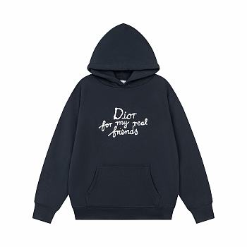 Dior hoodie Dark blue 02