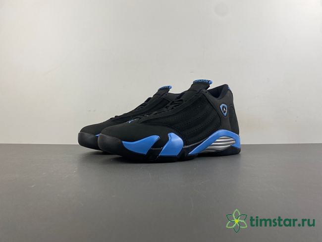 Air Jordan 14 Black blue 487471-002 - 1