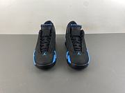 Air Jordan 14 Black blue 487471-002 - 6