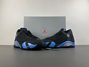 Air Jordan 14 Black blue 487471-002 - 5