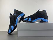 Air Jordan 14 Black blue 487471-002 - 4