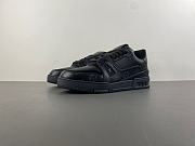 Louis Vuitton LV trainer black sneaker 13 - 1