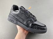 Louis Vuitton LV trainer black sneaker 13 - 3