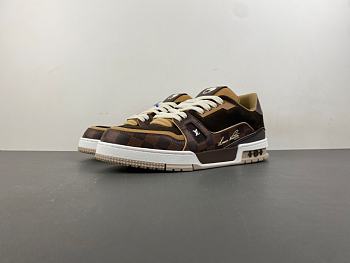 Louis Vuitton LV trainer black sneaker 14