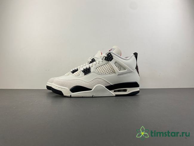 Air Jordan 4“Flight Club”  Sail/Black-University Red IM4002-100 - 1