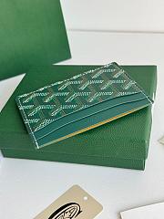 Goyard wallet green 10.5cm x 0.2cm x 7cm - 6