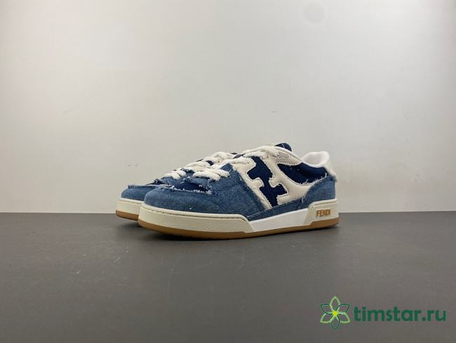 Fendi Match 8E8252 AHH2 F1FHS  blue sneaker 01 - 1