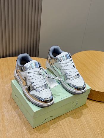 OFF-WHITE Out Of Office silver white sneaker 