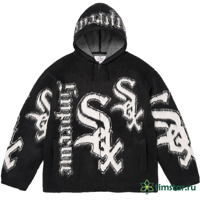 Supreme CHICAGO WHITE SOX ZIP UP HOODED SWEATER 08 - 1