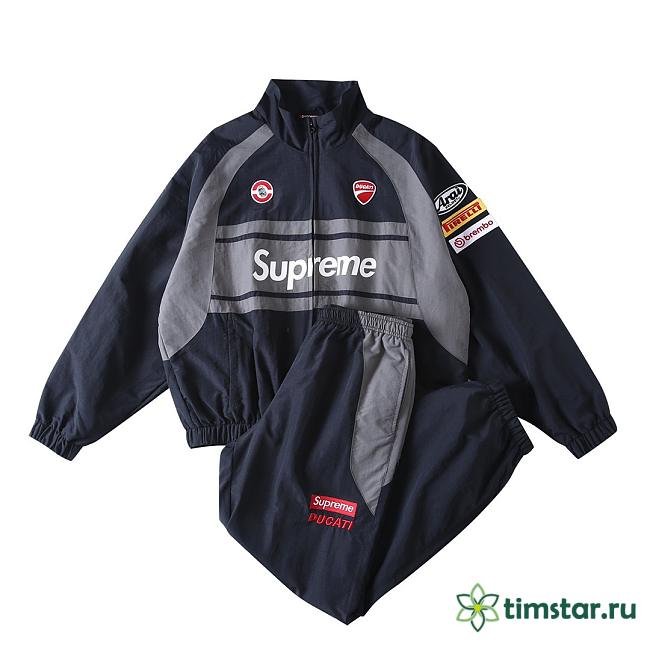 Supreme 24SS Ducati Track black Jacket SET - 1