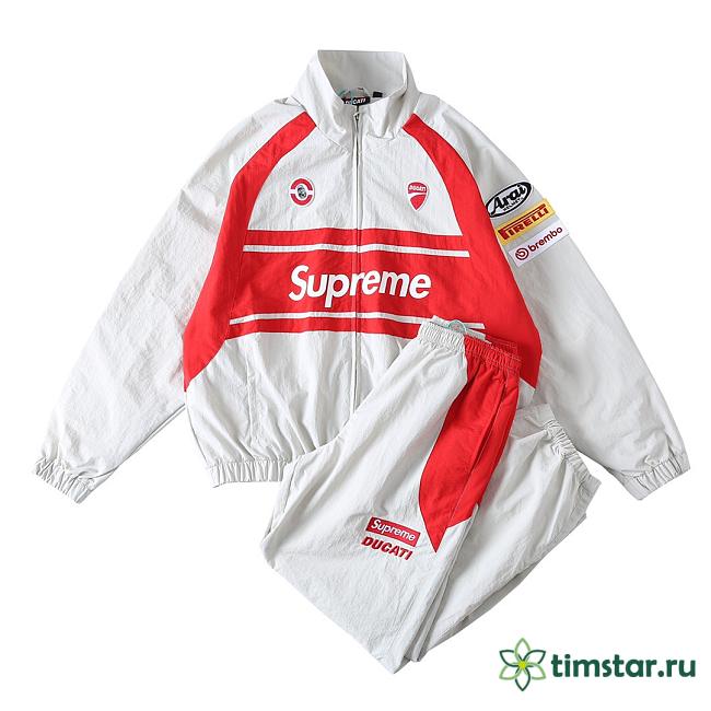Supreme 24SS Ducati Track red Jacket SET - 1