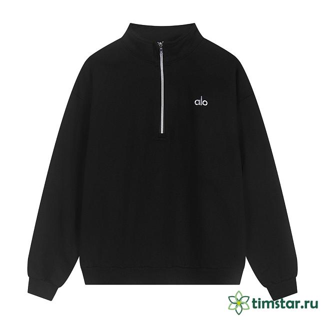 Alo black hoodie - 1