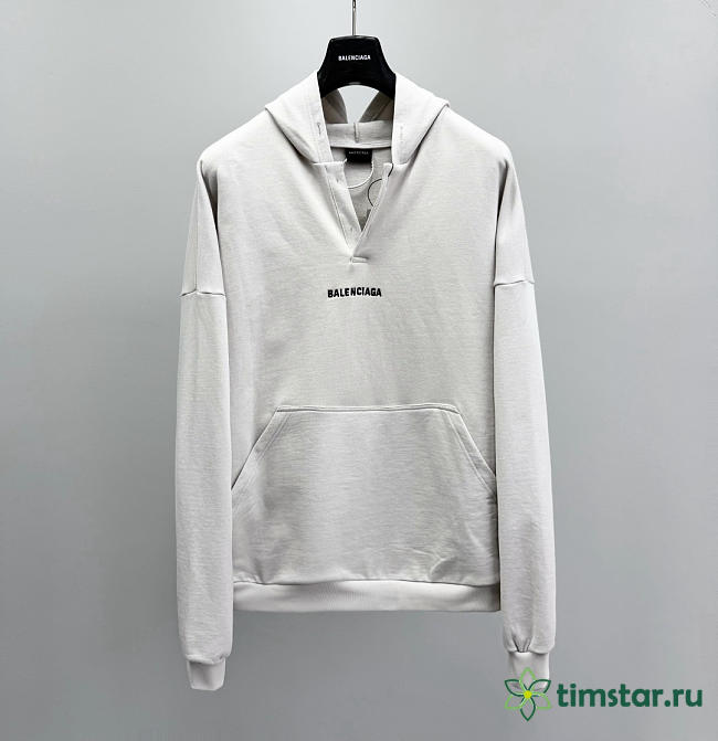 Balenciaga hoodie white 02 - 1