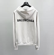 Balenciaga hoodie white 02 - 2