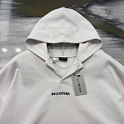 Balenciaga hoodie white 02 - 5
