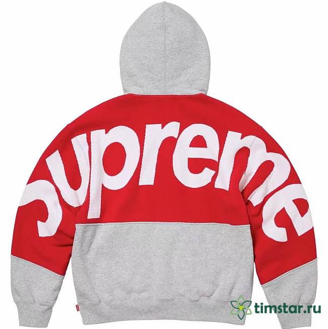 Supreme BIG LOGO HOODED Red 14 - 1