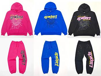 Sp5der Hoodie and Pants a Set