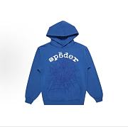 Sp5der Hoodie blue B80178 - 1