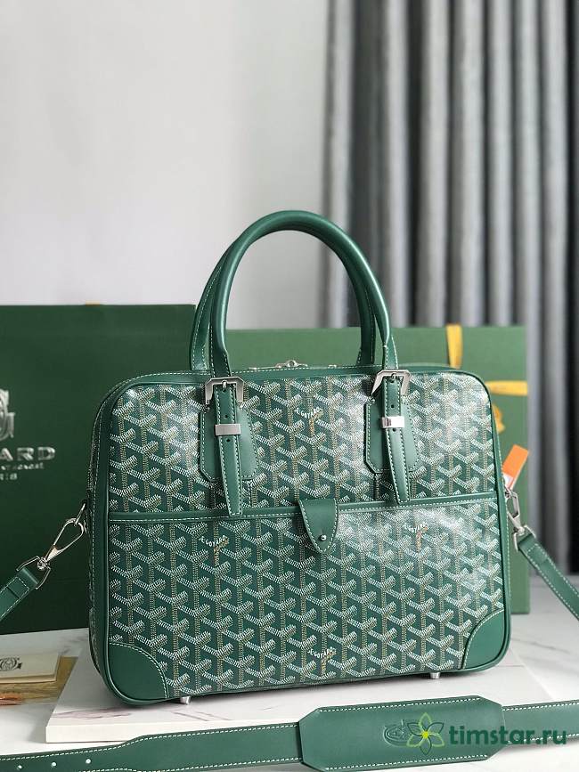 Goyard Ambassad messagebag green 35*7*27CM - 1