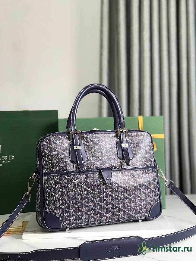 Goyard Ambassad messagebag blue 35*7*27CM - 1