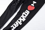 Sp5der 555555 I love Hoodie and Pants a Set black - 4
