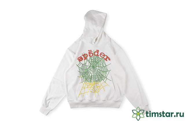 Sp5der 555555 Hoodie white - 1