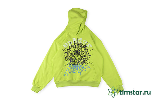 Sp5der 555555 Hoodie green - 1