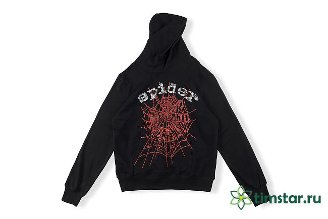 sp5der 55555 hoodie black - 1