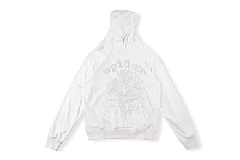 sp5der 55555 hoodie white