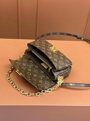  Louis Vuitton POCHETTE MÉTIS EAST WEST High-quality bag dark brown 21.5*13.5*6cm - 4