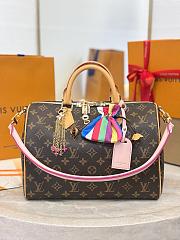 LV Speedy Soft 30 Dark High-quality bag 30*21*17CM - 3