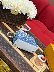 LV Capucines blue High-quality bag 21*13.6*8CM - 3