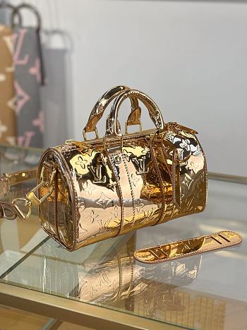 LV KEEPALL BANDOULIÈRE 25 High-quality bag gold 25*15*11CM