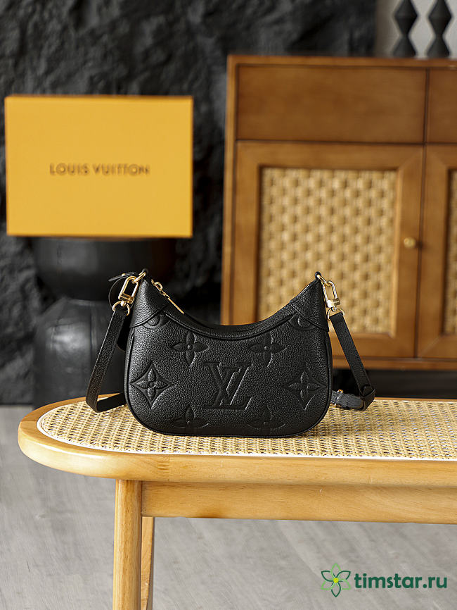 LV Bagatelle black High-quality bag 22*14*9CM - 1