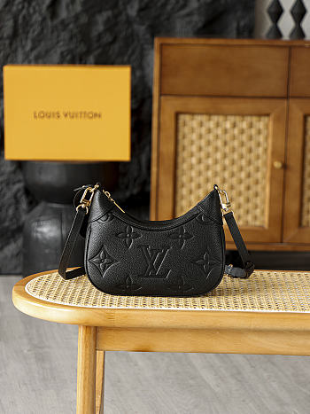 LV Bagatelle black High-quality bag 22*14*9CM