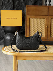 LV Bagatelle black High-quality bag 22*14*9CM - 3