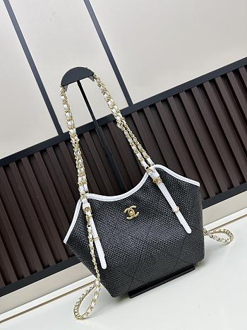 Chanel Maxi Shopping High quality black Bag 30x20x6cm KK02450